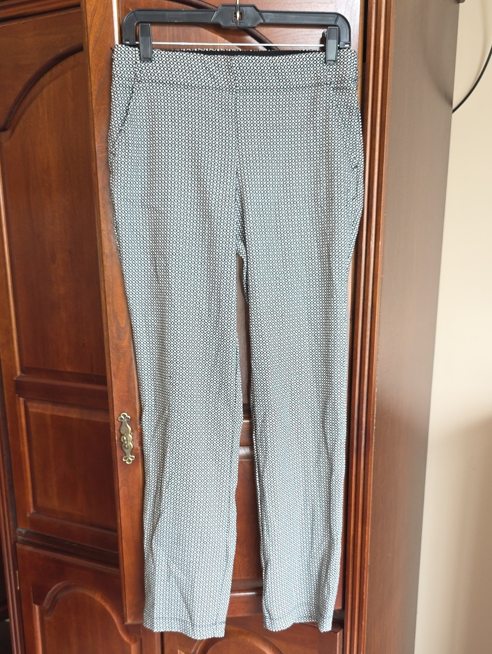 Max Studio Patterned Slim Pants